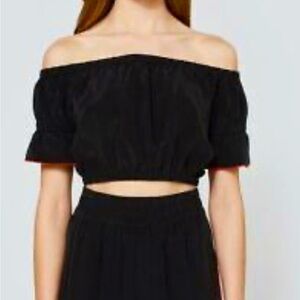 NWOT GANNI “GRACE” CROP TOP